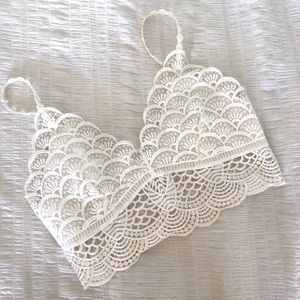 Free People Scalloped Bralette